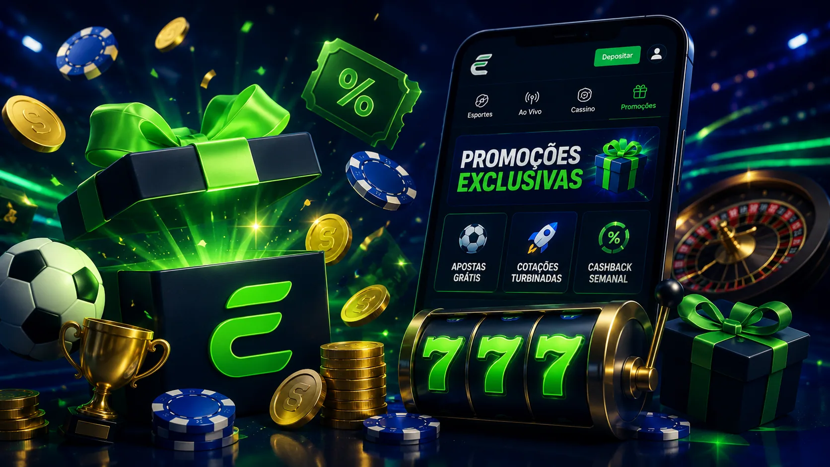 Página de promoções da Esportes da Sorte com ofertas de cotações turbinadas e campanhas semanais